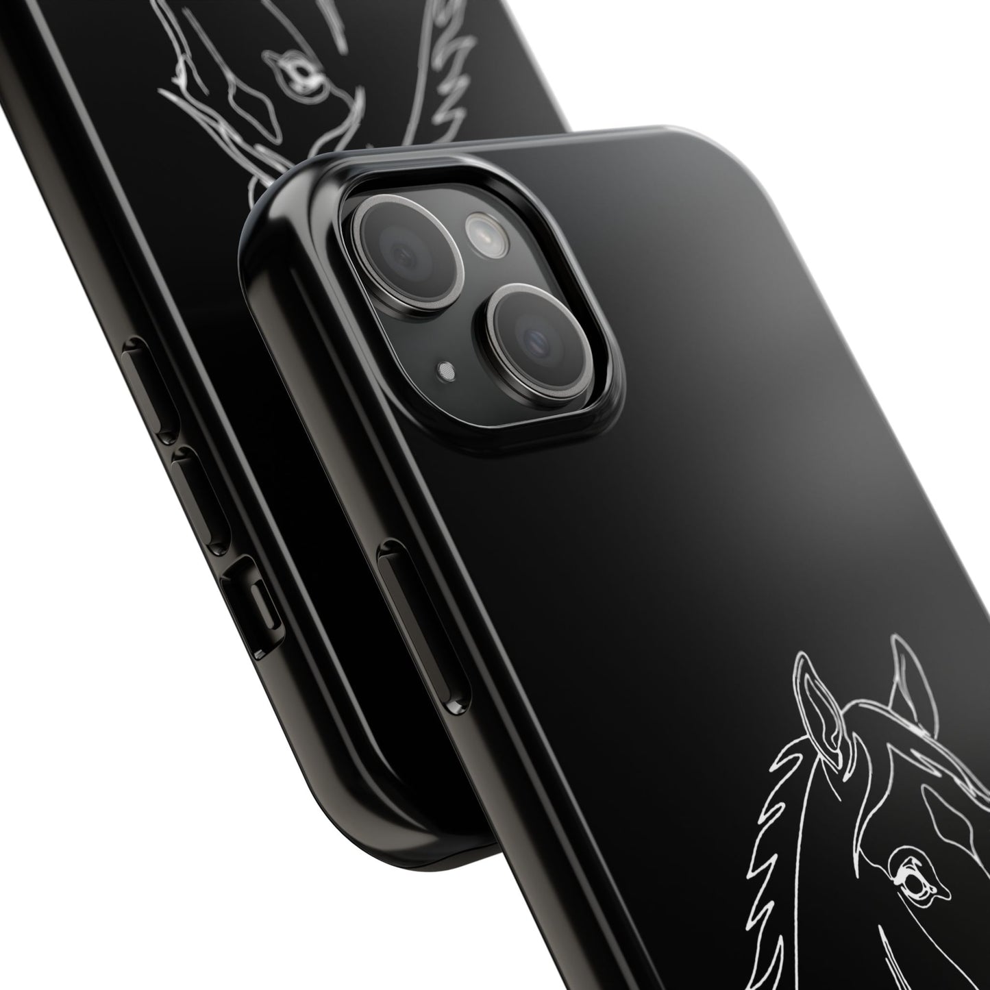 Horse Portrait Sketch - Phone Case