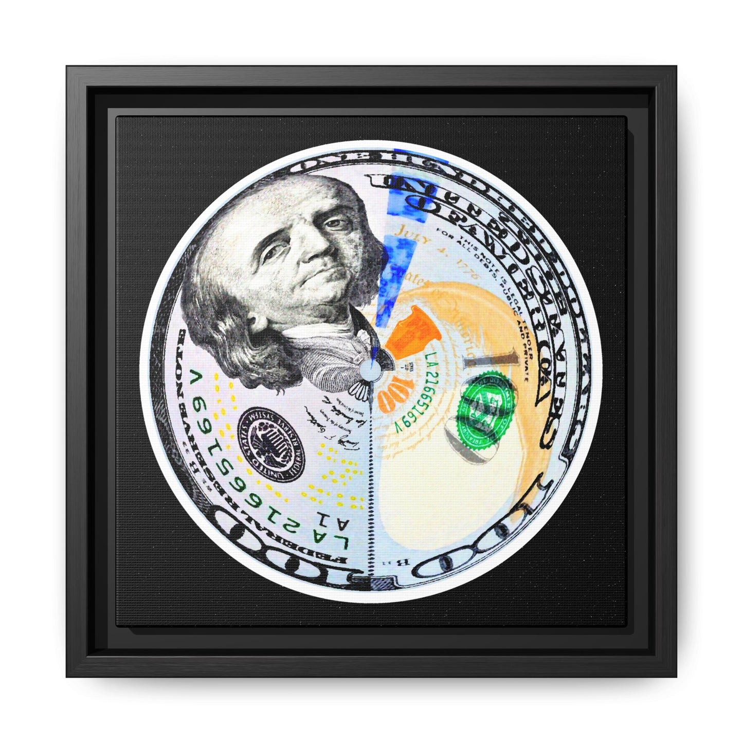 THE MOONEY - Framed Canvas