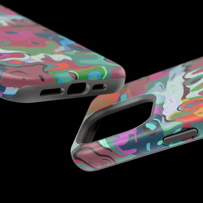 Colorful Abstract Marble - Magnetic Phone Case