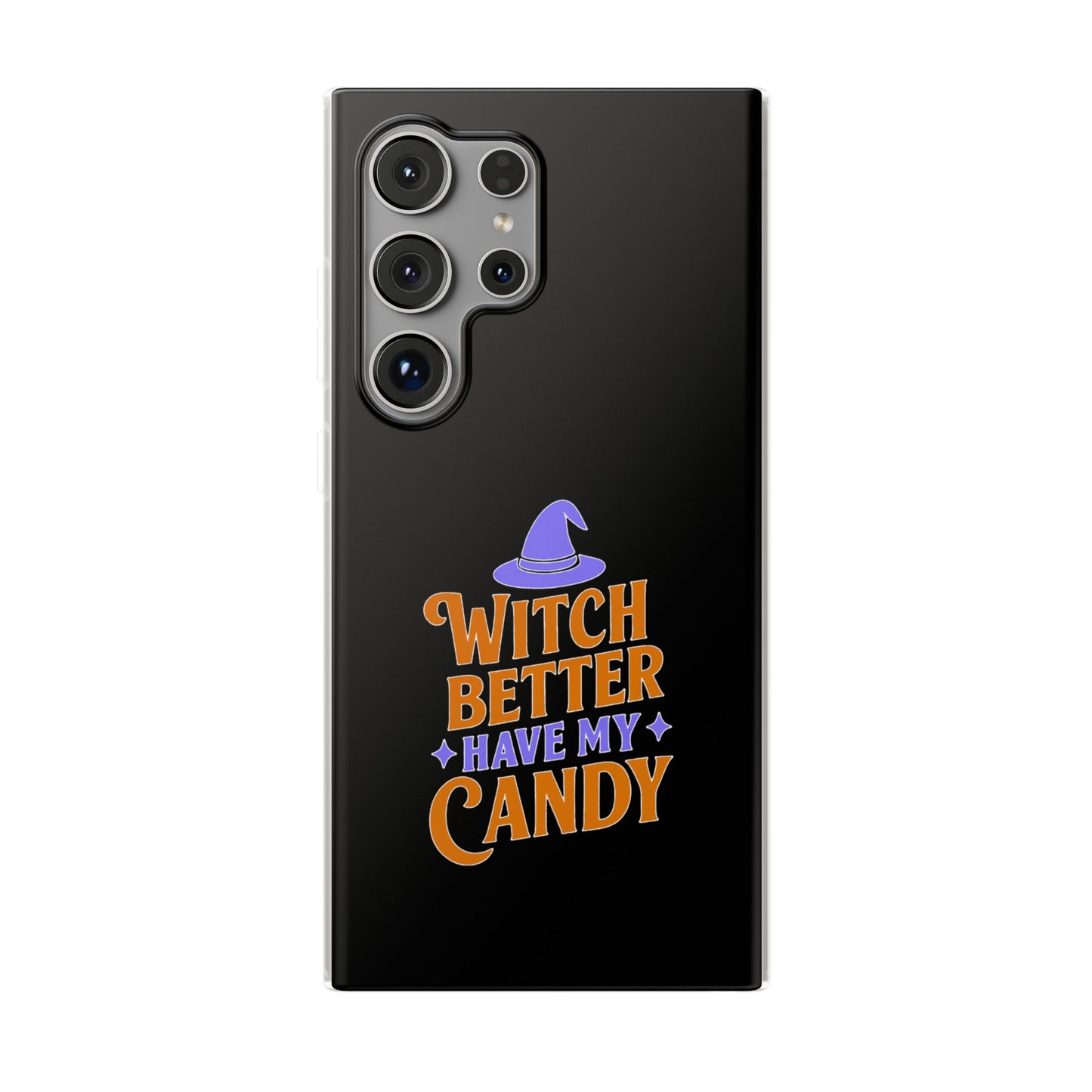 Spooky Witch Flexi Case, Halloween Phone Cover, Witch Themed Phone Case, Cute Candy Case, Trick or Treat Gift, Holiday Accessory