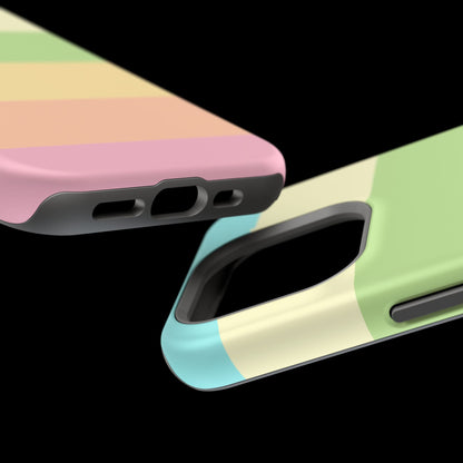 Pastel Stripes - Magnetic Phone Cover