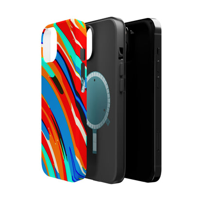 Abstract Rainbow Swirl Arc - Magnetic Phone Case