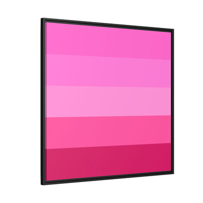 Valentine Rose Colors - Framed Canvas