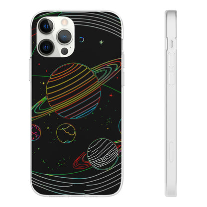 Galaxy-Inspired Flexi Cases, Vibrant Phone Covers, Space-Themed Accessories, Cosmic Gifts for Astronomers, Unique Phone Protectors