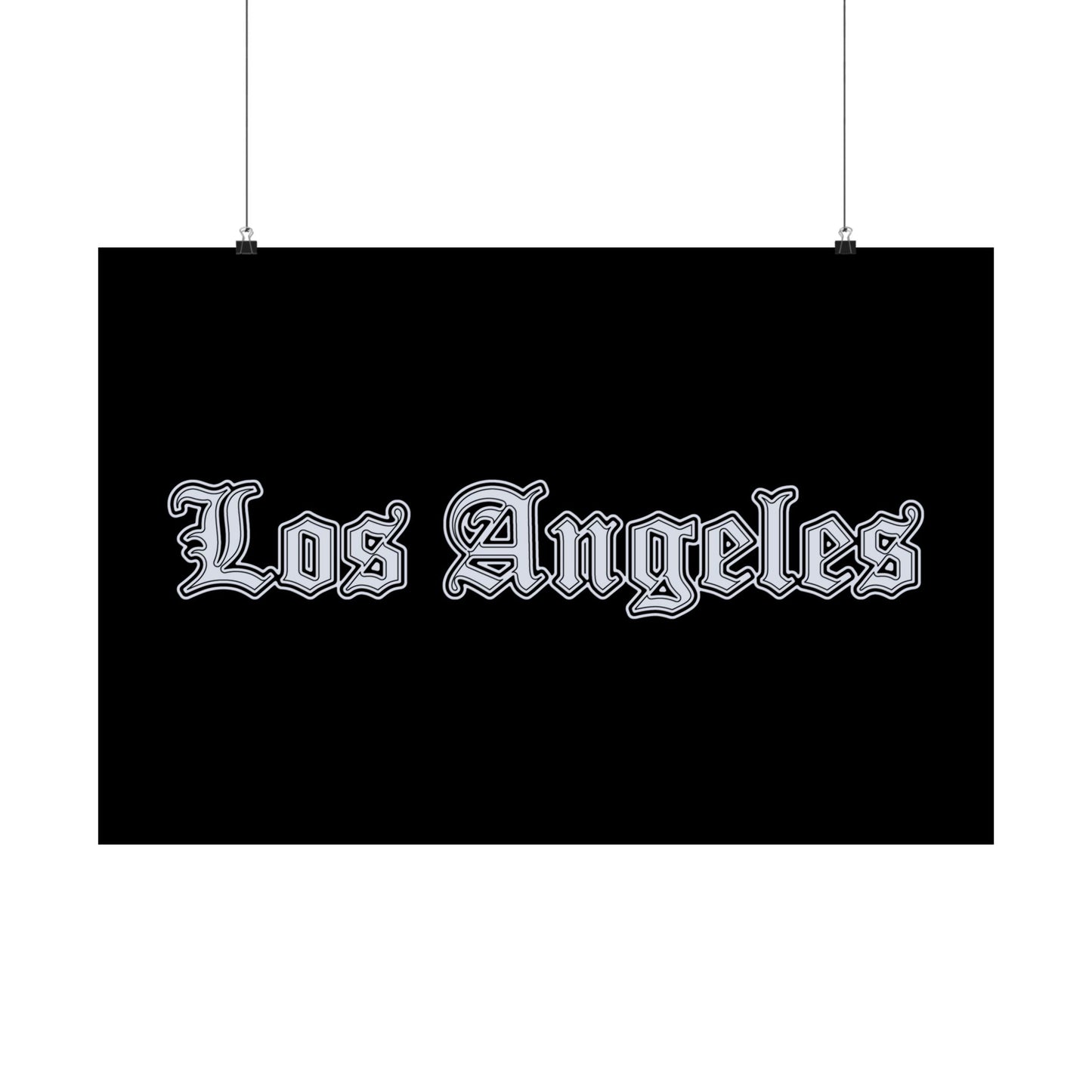 Los Angeles - Silver Edition - Poster