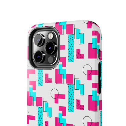 Retro Geometric Vibes - Phone Case