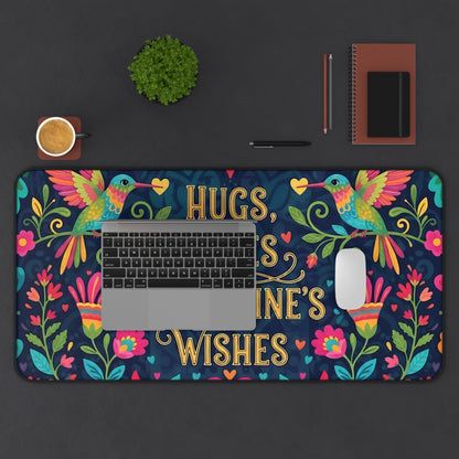 Hugs, Kisses & Valentine’s Wishes - Desk Mat