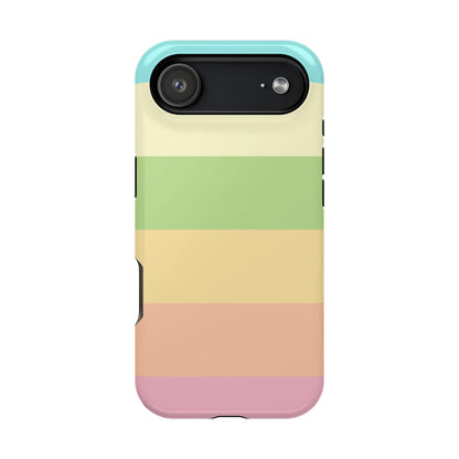 Pastel Stripes - Magnetic Phone Cover