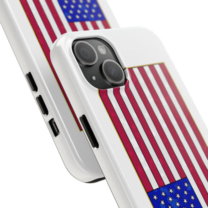 New Glory American Flag (Gold Edge Edition) - Phone Case