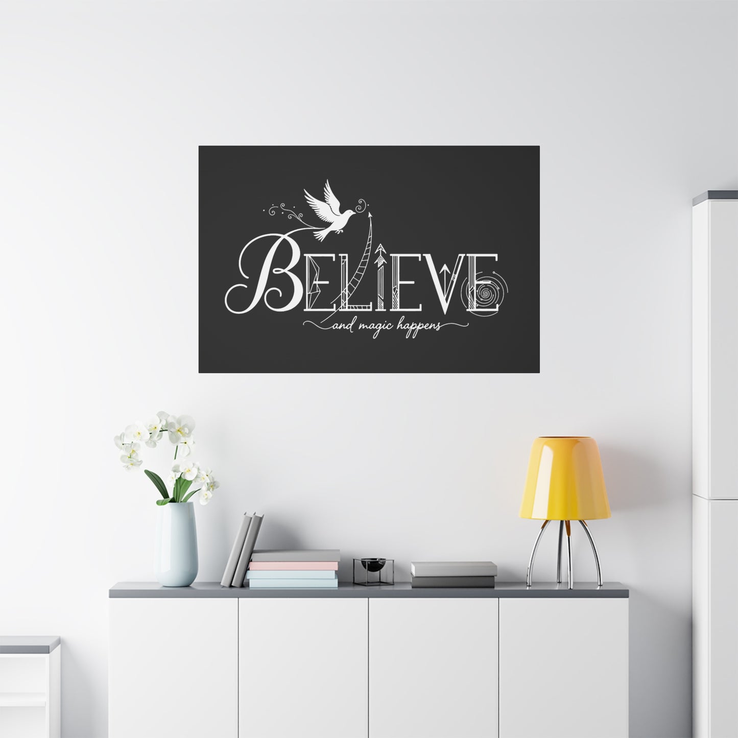 Believe and Magic Happens - Canvas