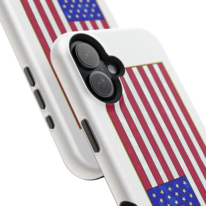 New Glory American Flag (Gold Edge Edition) - Magnetic Phone Case