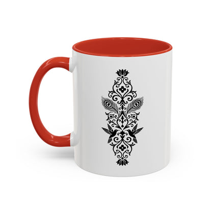 Hummingbird Soulmates - Color Accent Mug