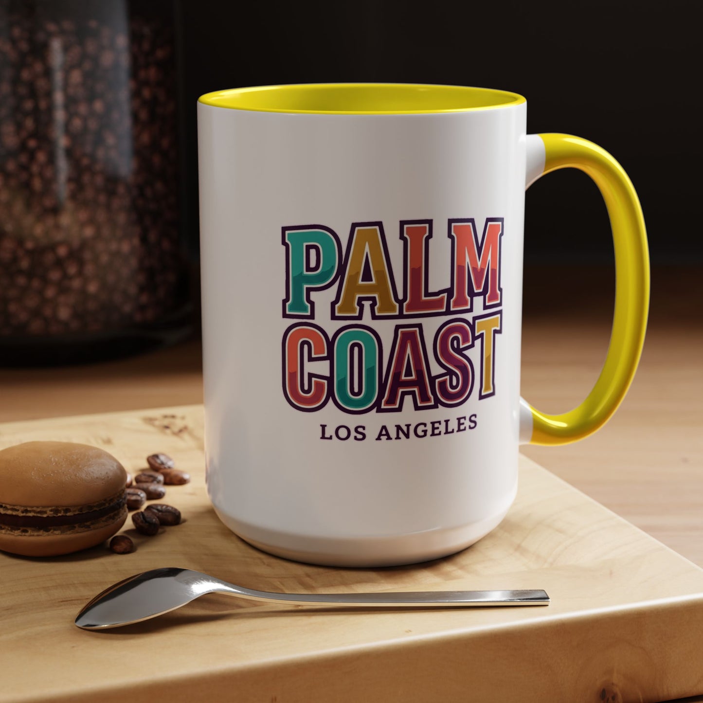 Palm Coast - Los Angeles - Color Accent Mug