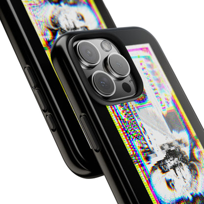 100 Dollars Bill - Neon Color Explosion - Phone Case