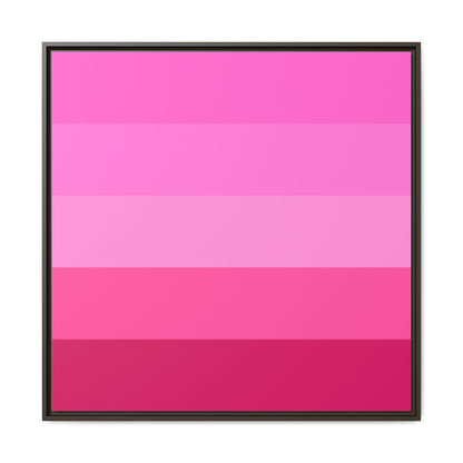 Valentine Rose Colors - Framed Canvas