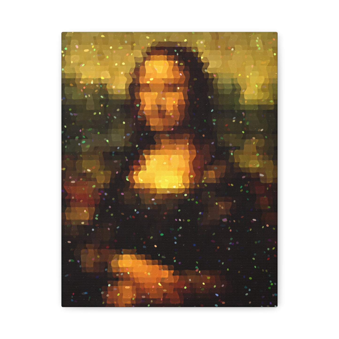 Pixel Muse — Silent Smile - Canvas