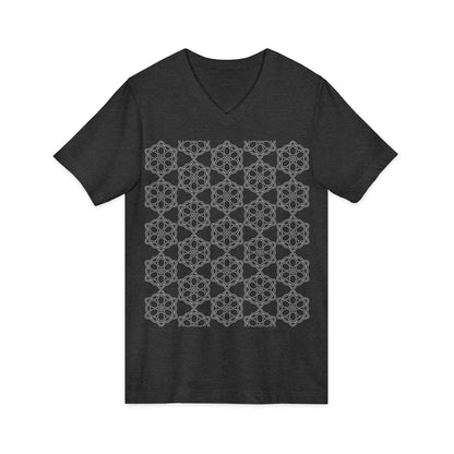 Intricate Shapes - V-Neck Tee