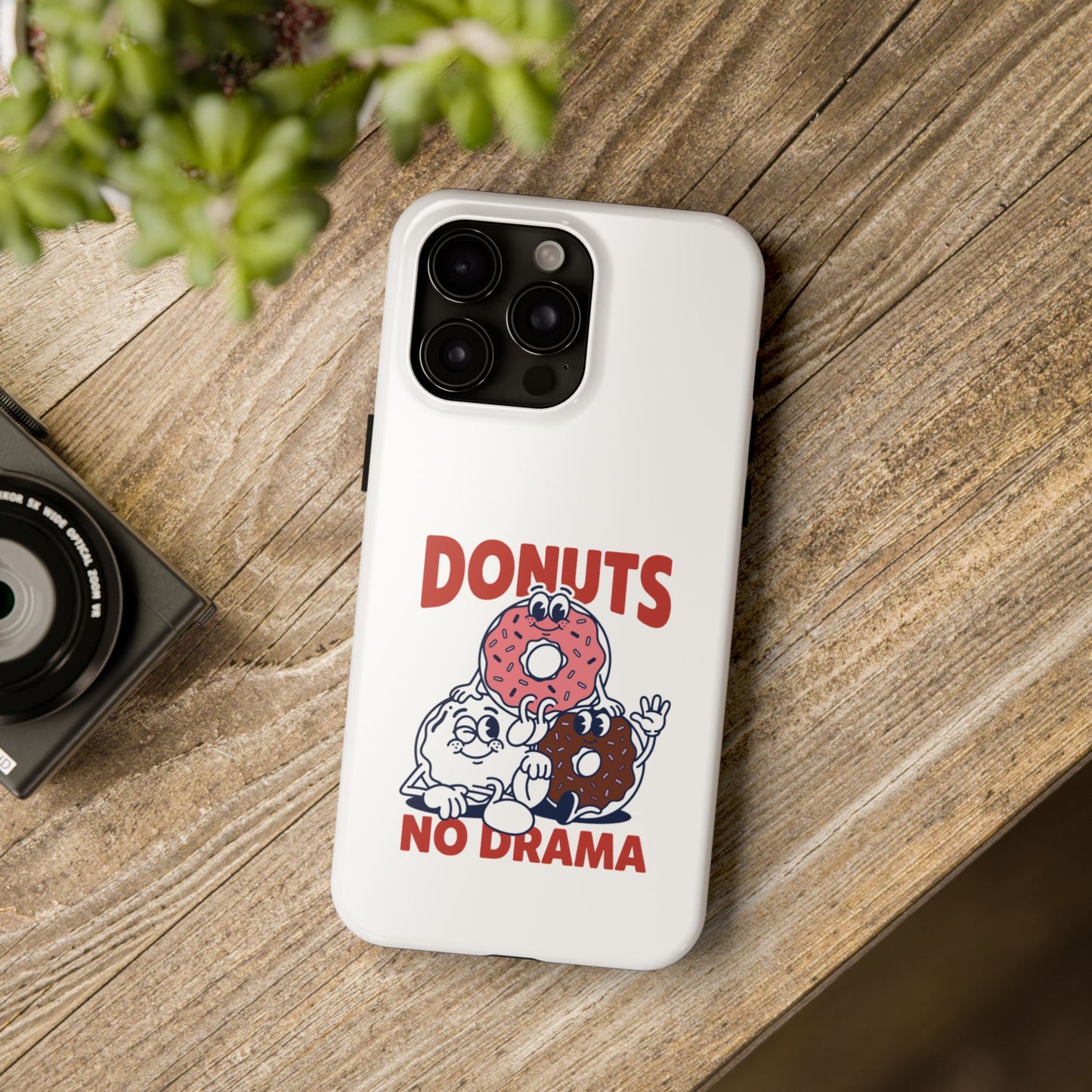 Donuts No Drama - Phone Case