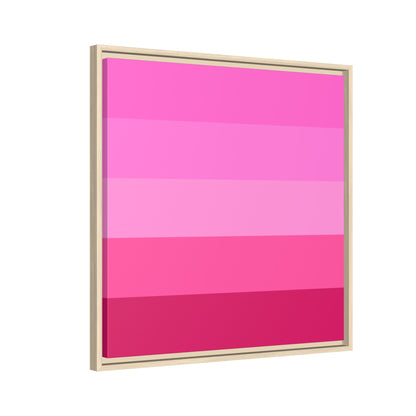 Valentine Rose Colors - Framed Canvas