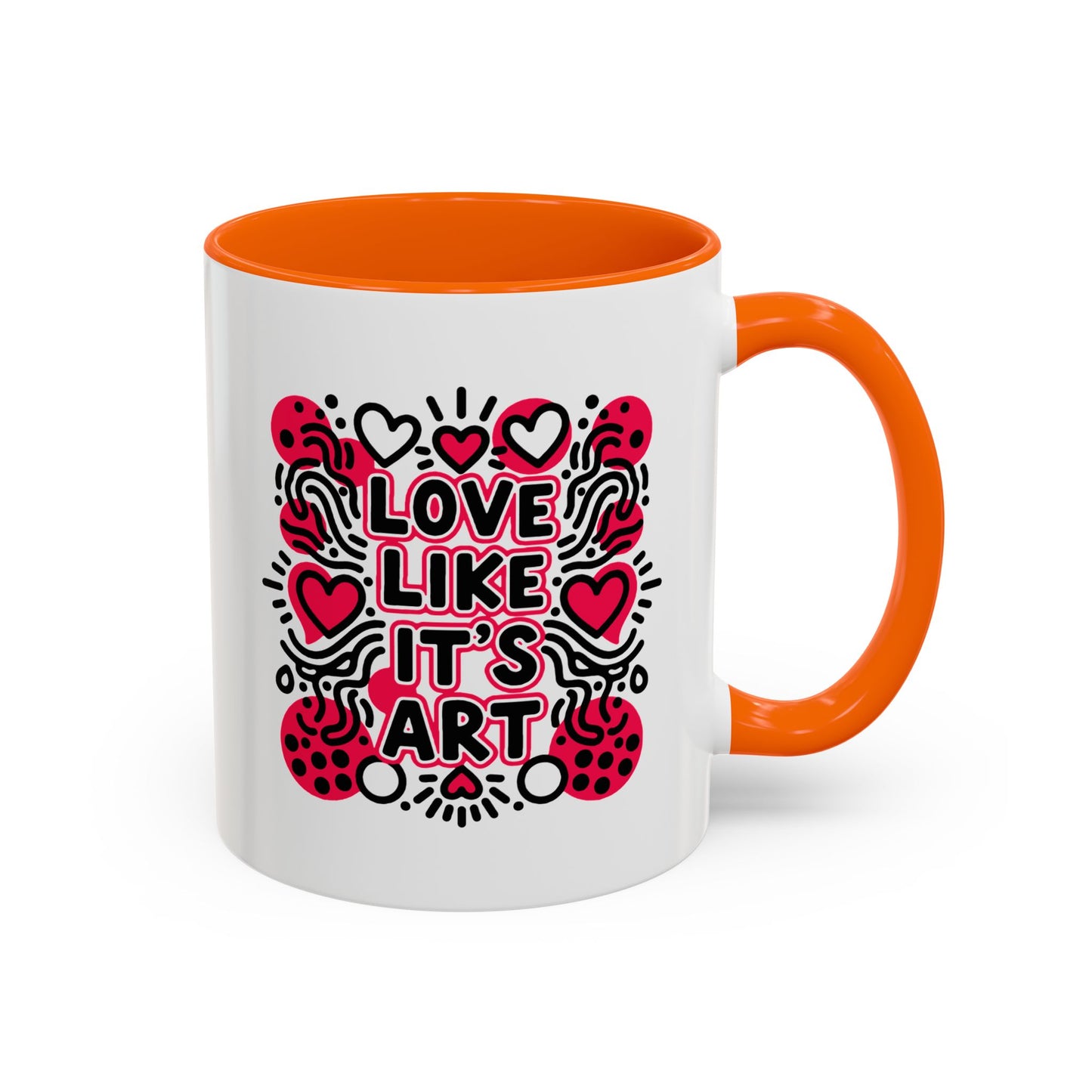 Love Like It’s Art - Color Accent Mug