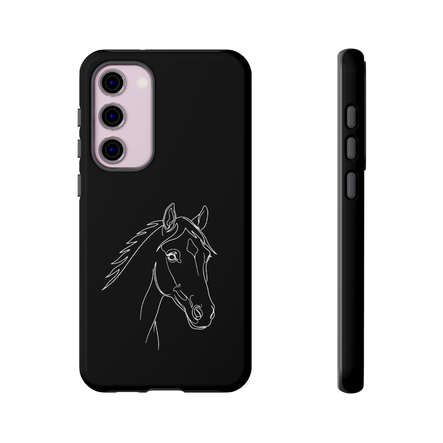 Horse Portrait Sketch - Tough Phone Case