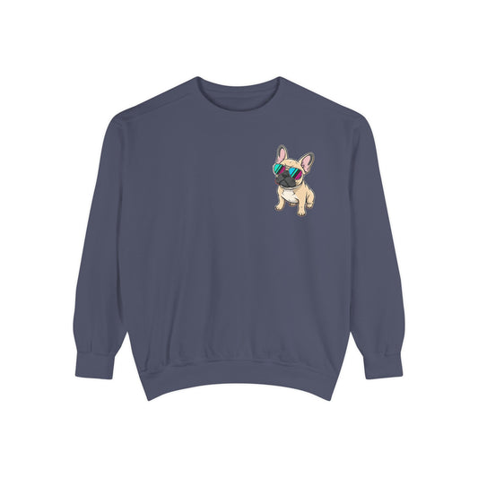 French Bulldog with Sunglasses - Sweatshirt