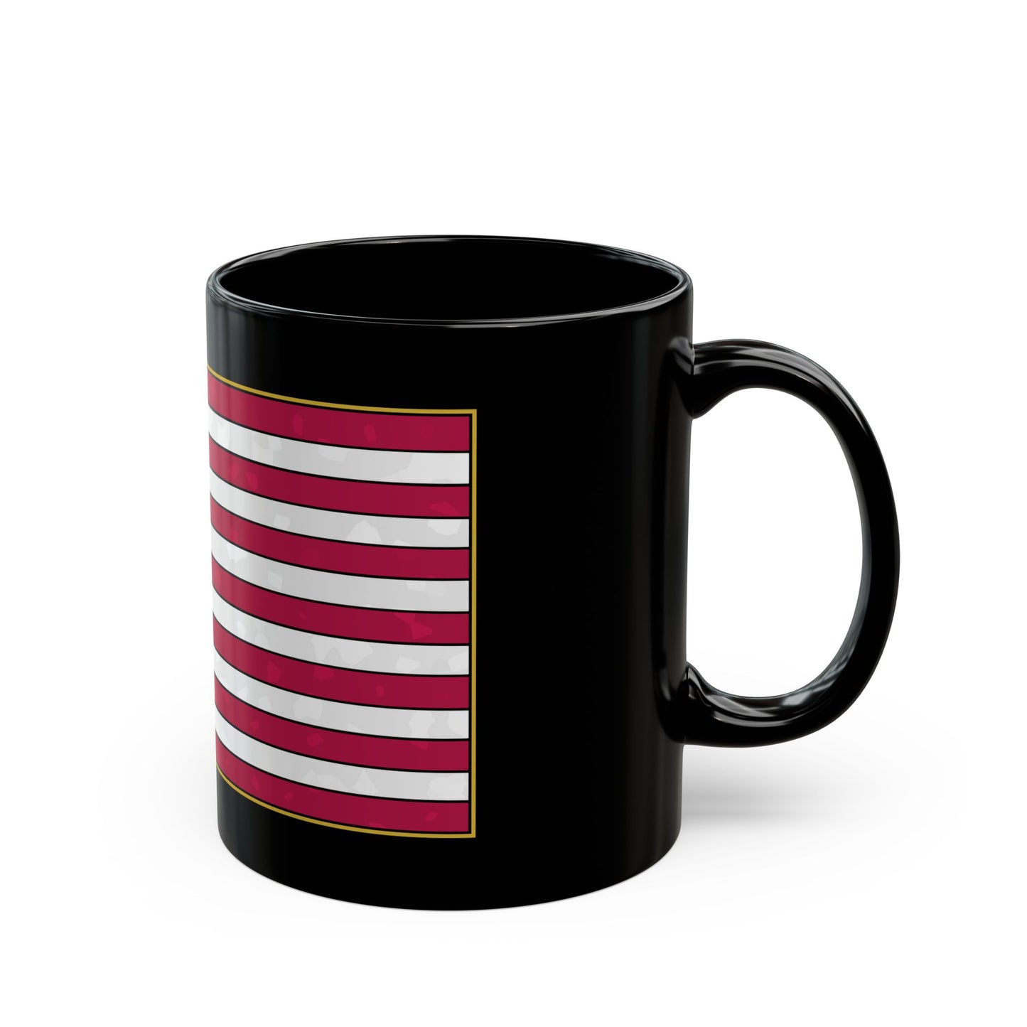 New Glory American Flag (Gold Edge Edition) - Black Mug