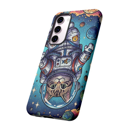 Astronaut Cat - Tough Phone Case