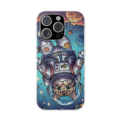 Astronaut Cat - Flexi Phone Case
