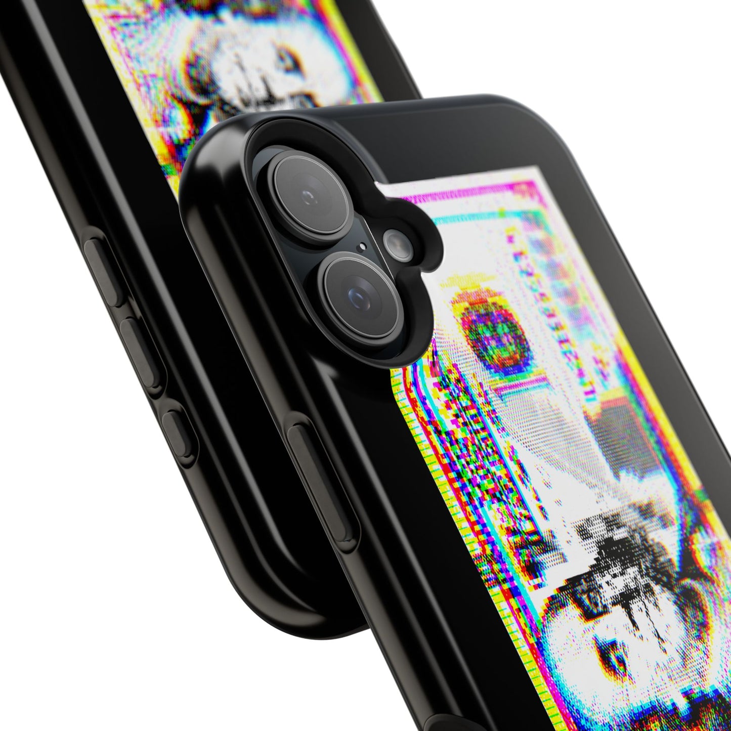 100 Dollars Bill - Neon Color Explosion - Magnetic Phone Case