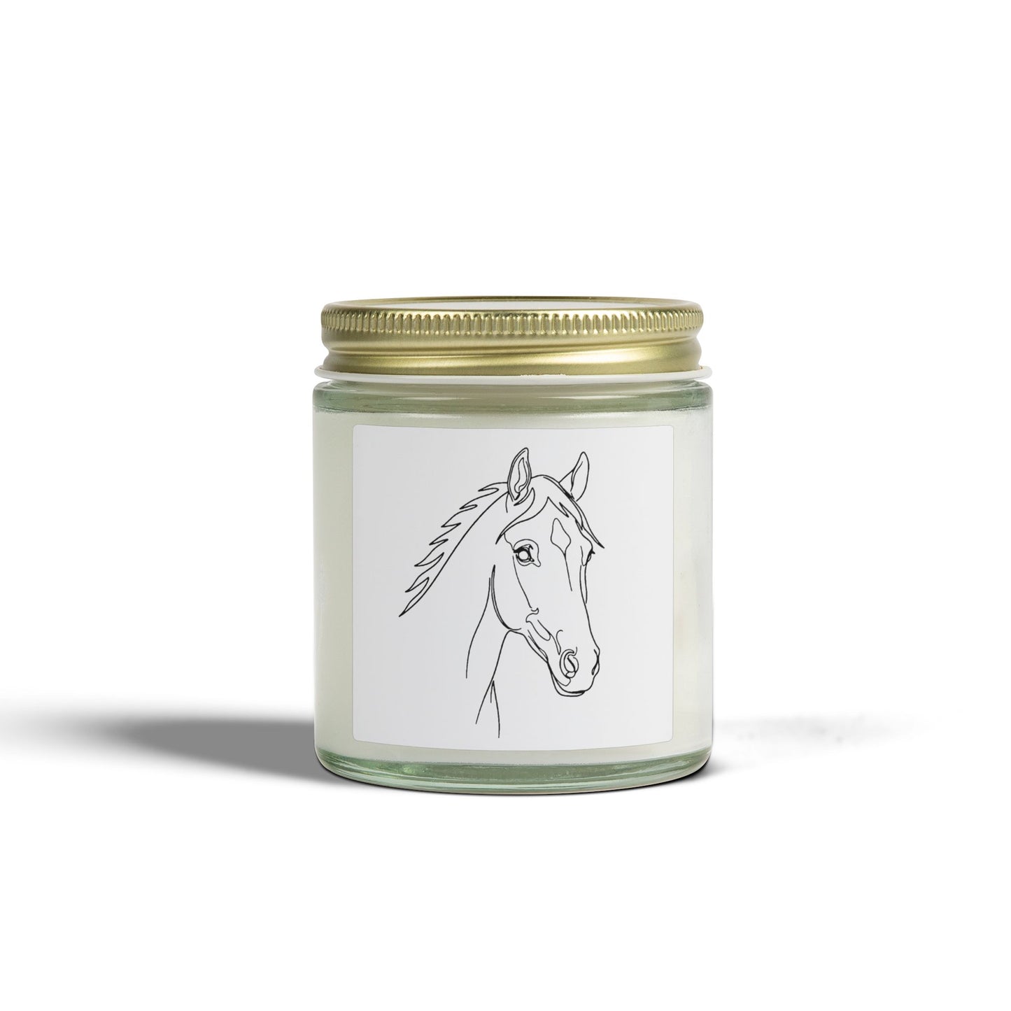 Horse Portrait Sketch - Scented Candle
