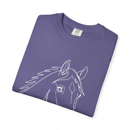 Horse Portrait Sketch - T-Shirt