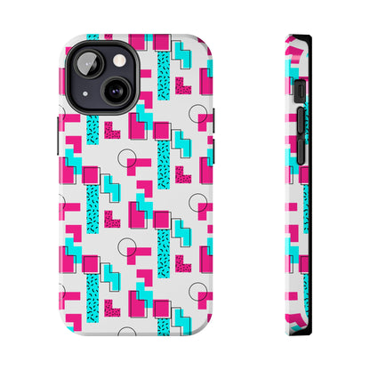 Retro Geometric Vibes - Phone Case