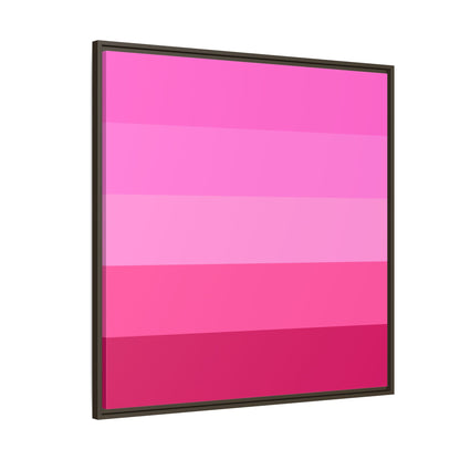 Valentine Rose Colors - Framed Canvas
