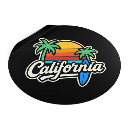 California Surf Vibes - Sticker
