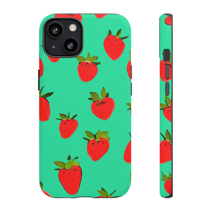 Strawberry Pattern - Phone Case