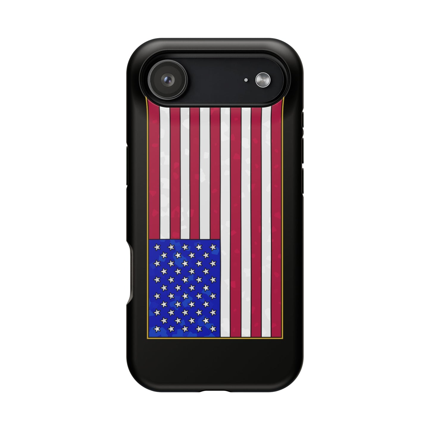 New Glory American Flag (Gold Edge Edition) - Magnetic Phone Case
