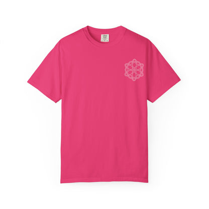 Boho Mandala T-Shirt, Unisex, Garment-Dyed, Soft Cotton, Casual Wear, Festival Style, Gifts for Her