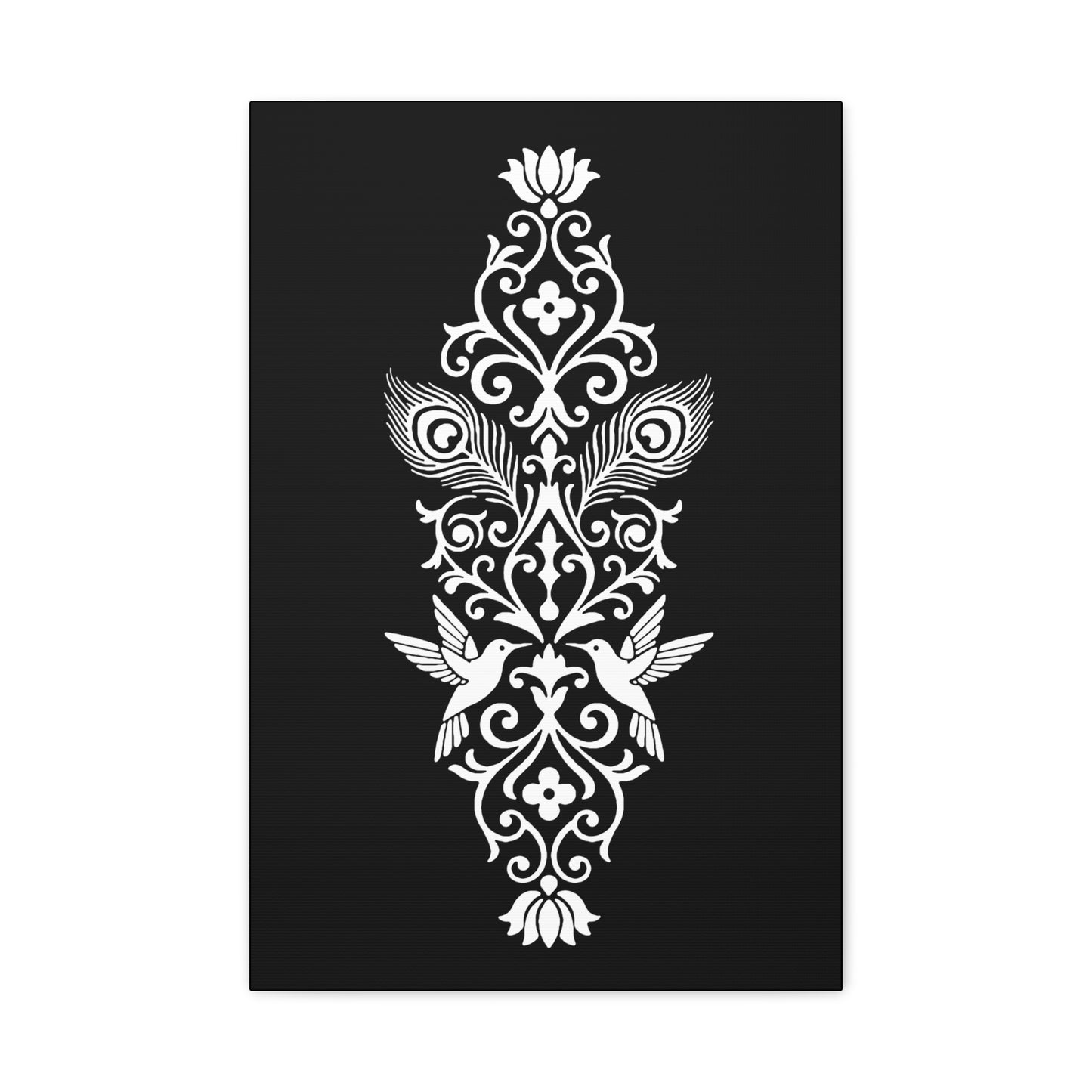 Hummingbird Soulmates - Stretched Canvas