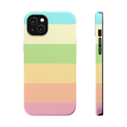 Pastel Stripes - Magnetic Phone Cover