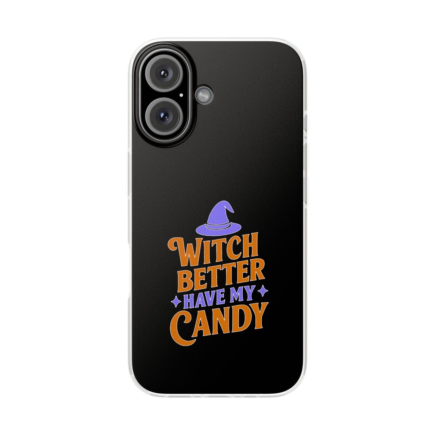 Spooky Witch Flexi Case, Halloween Phone Cover, Witch Themed Phone Case, Cute Candy Case, Trick or Treat Gift, Holiday Accessory