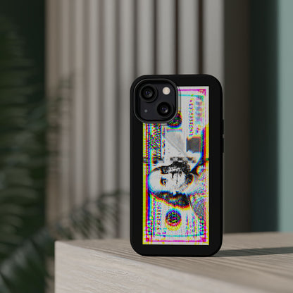 100 Dollars Bill - Neon Color Explosion - Magnetic Phone Case