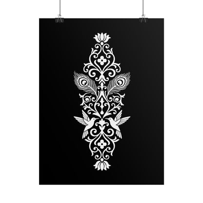 Hummingbird Soulmates - Rolled Poster