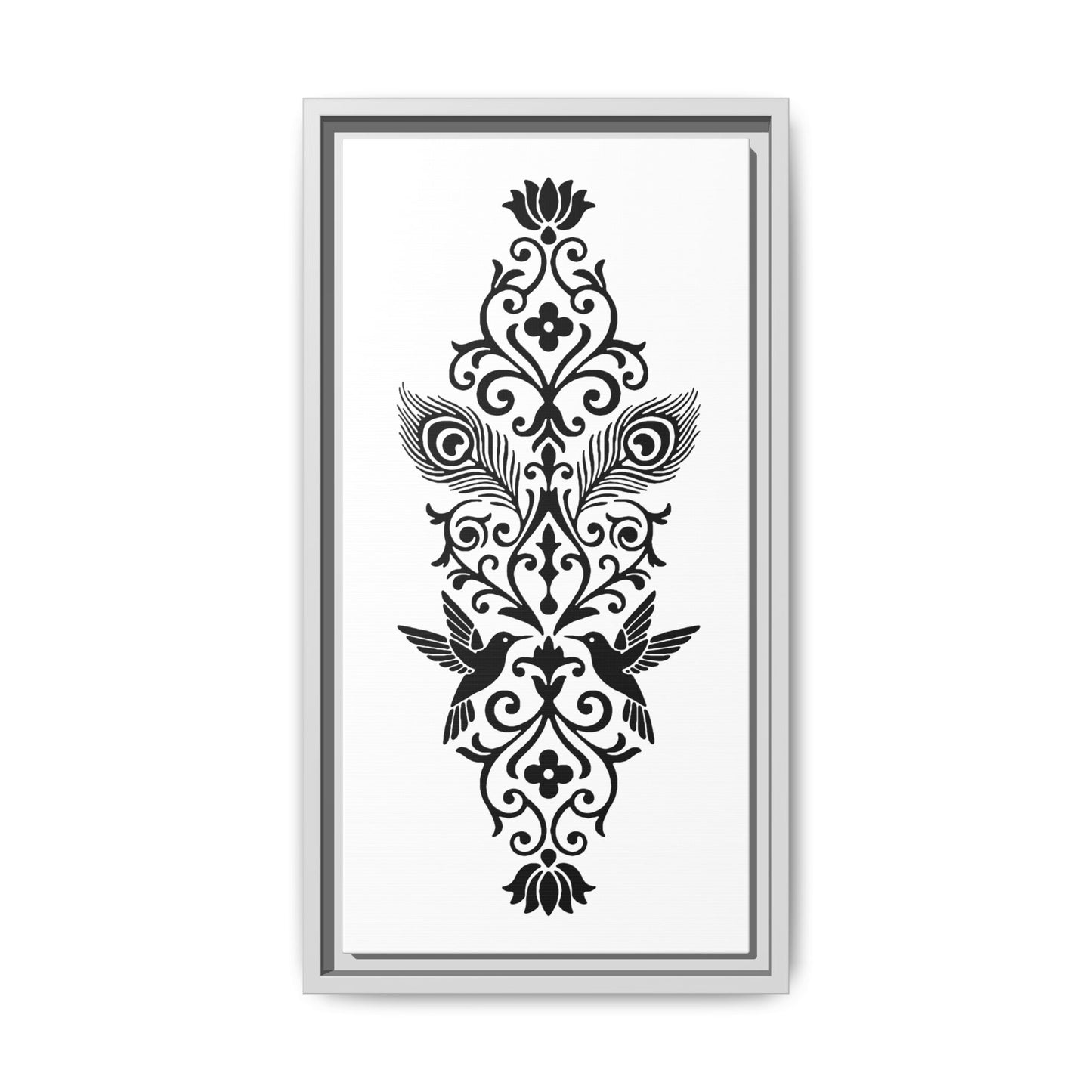 Hummingbird Soulmates - Framed Canvas