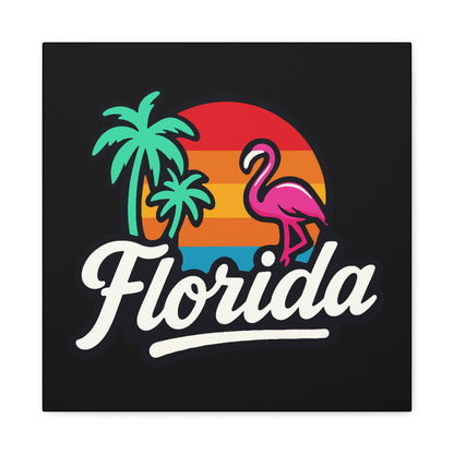 Florida Sunset Palm - Canvas