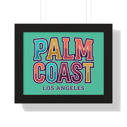 Palm Coast - Los Angeles - Framed Poster