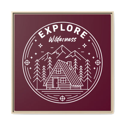 Explore Wilderness - Framed Canvas