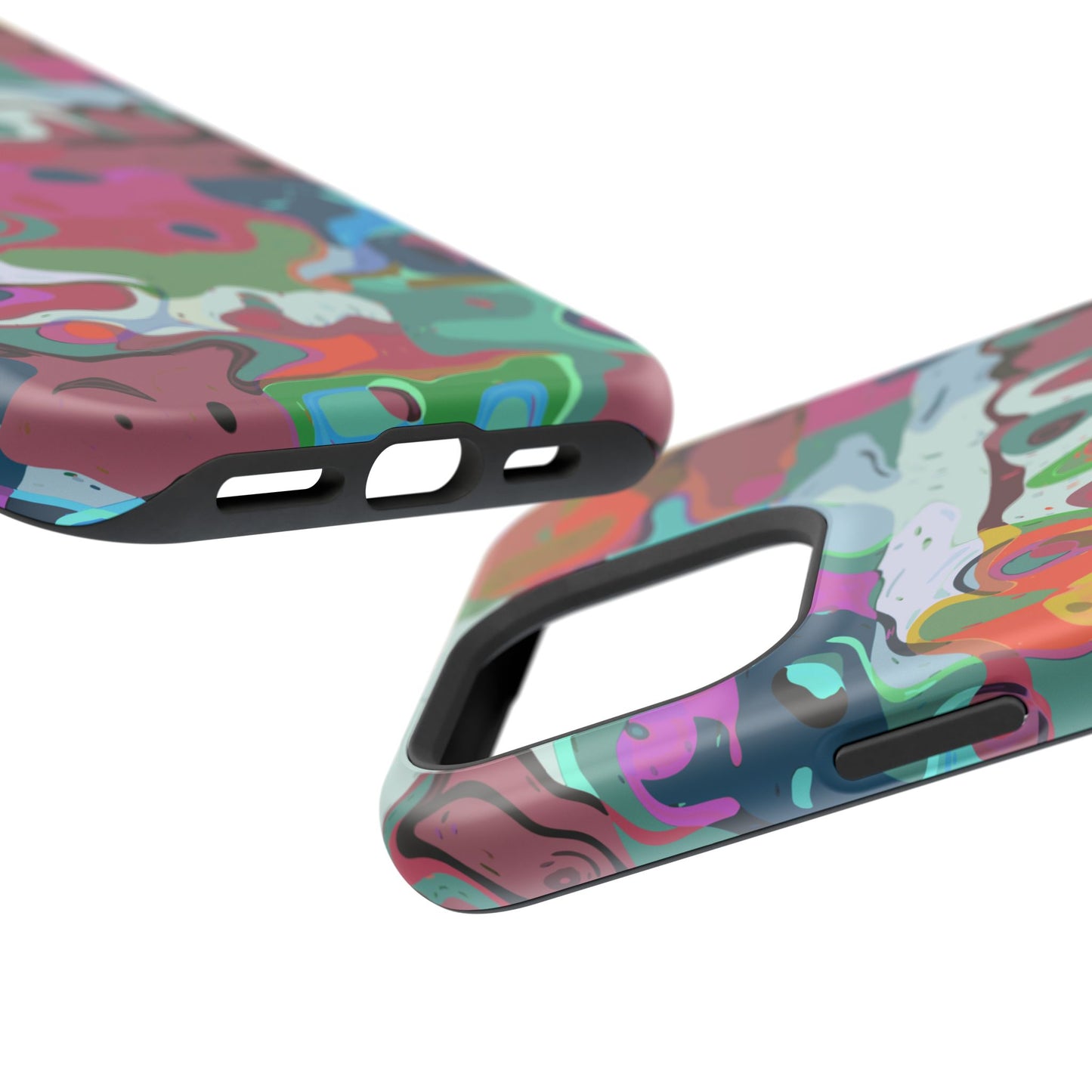 Colorful Abstract Marble - Magnetic Phone Case