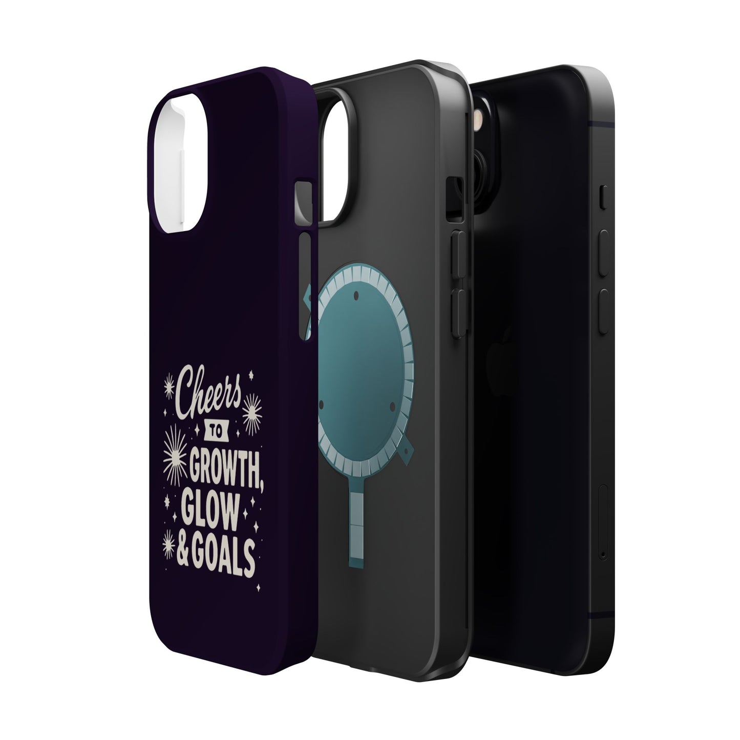 Cheers to Growth, Glow & Goals - Magnetic Phone Case