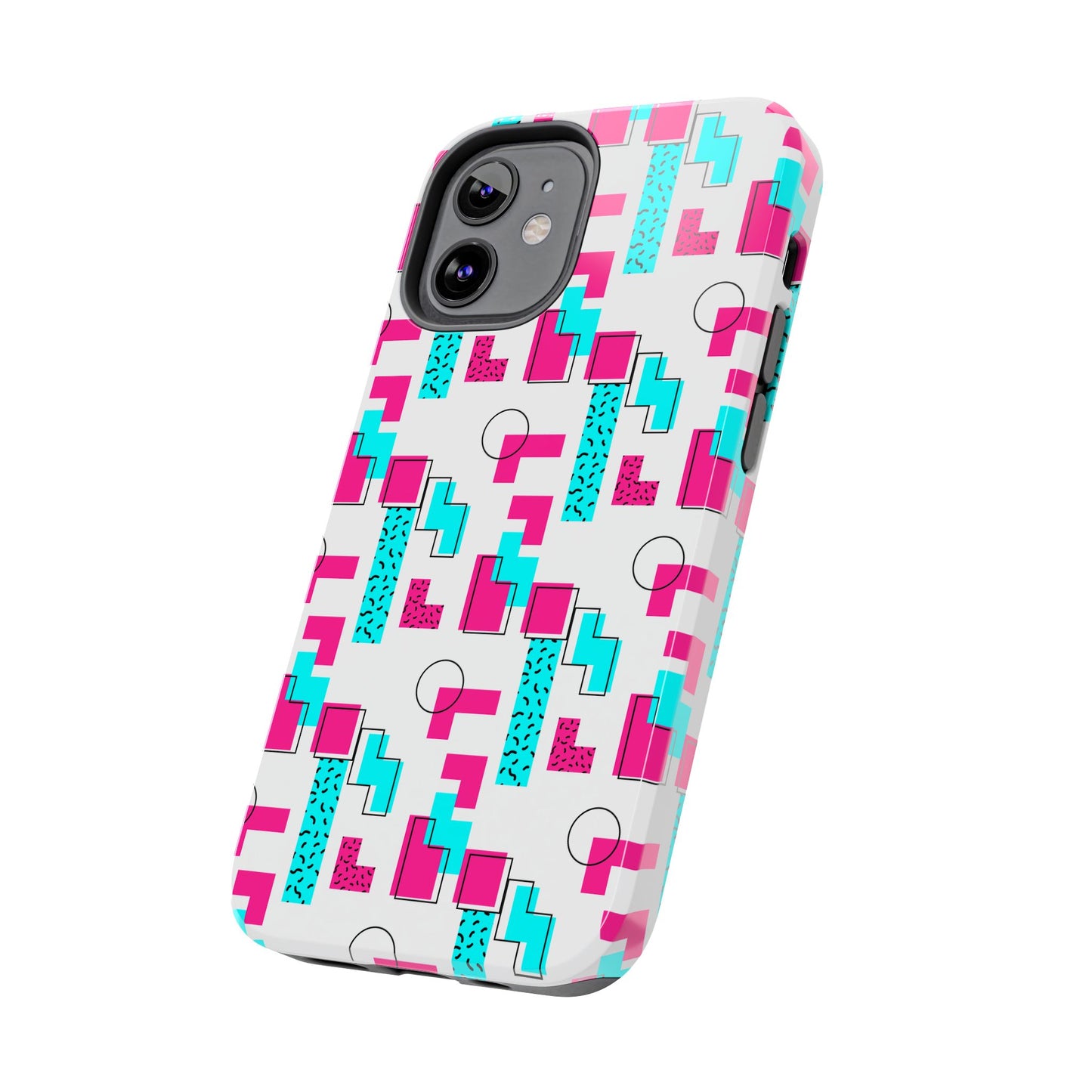 Retro Geometric Vibes - Phone Case